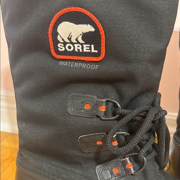 SOREL GLACIER™ XT Waterproof Insulated Women's Winter Snow Black Boots Size 10 - Picture 6 of 15